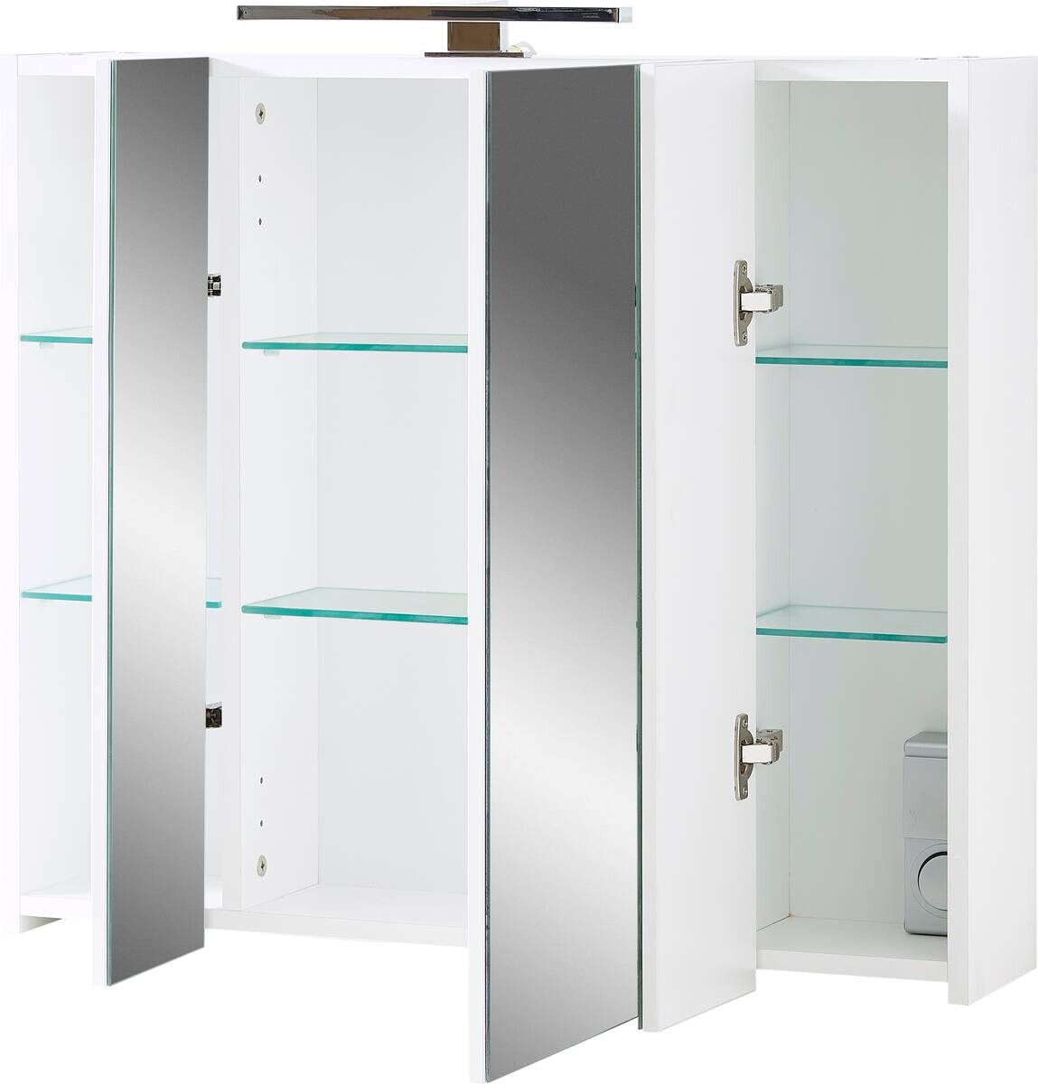 Spiegelschrank 2754-84 weiß B/H/T: ca. 76x71x23 cm