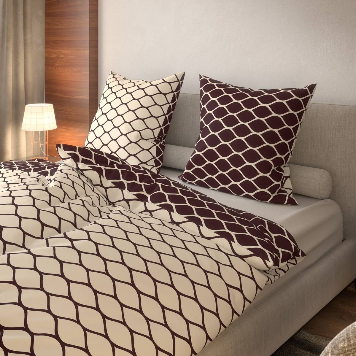 Baumwoll Wende Bettwäsche Renforce