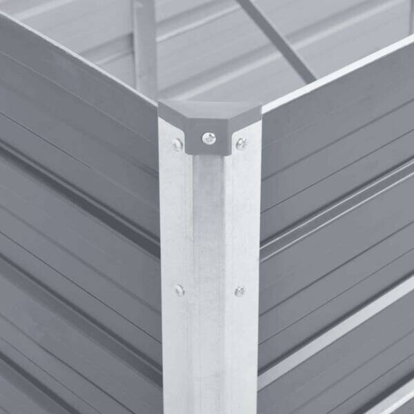 Hochbeet grau Stahl B/H/L: ca. 80x45x320 cm