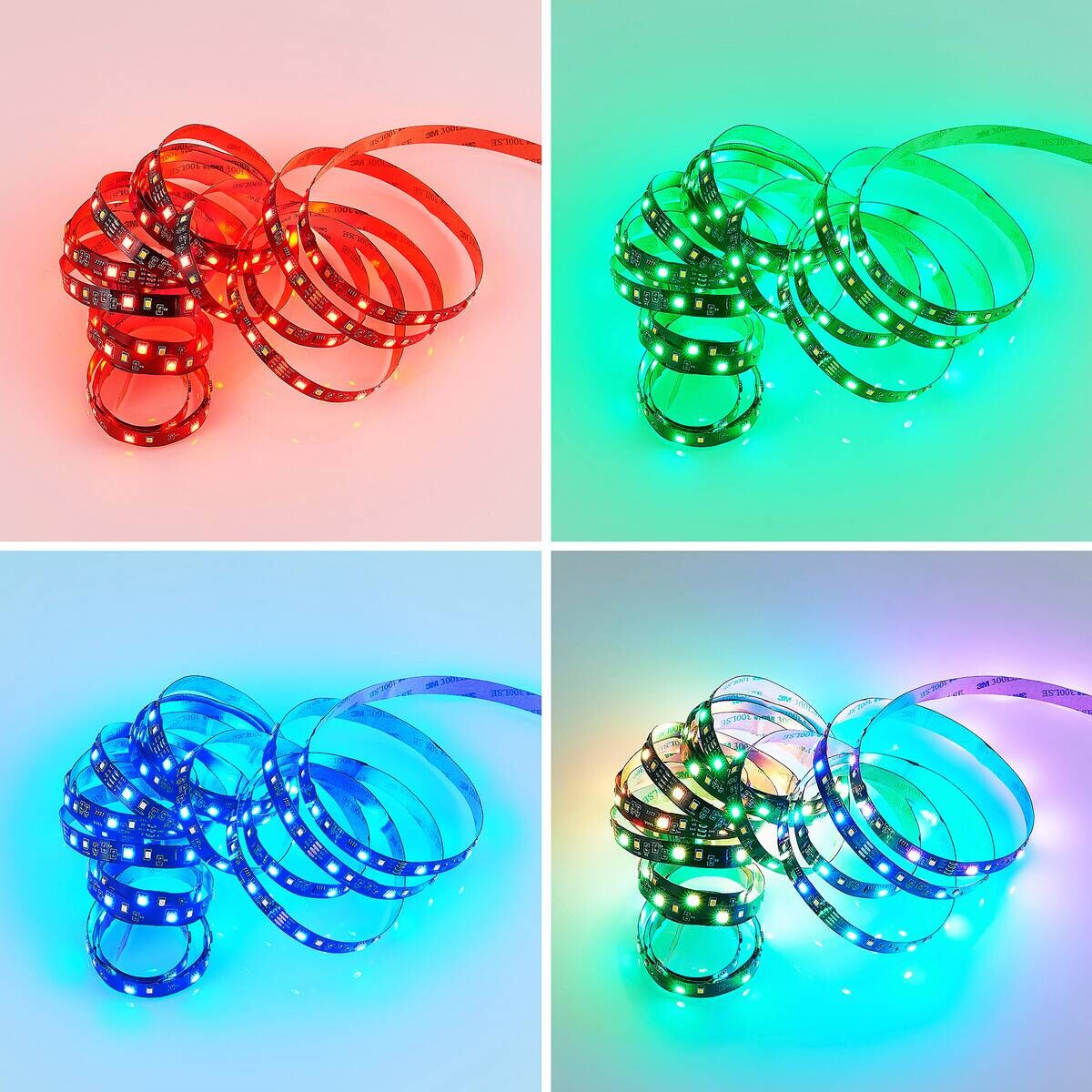 Lichtband Racer schwarz Kunststoff B/L: ca. 1x500 cm