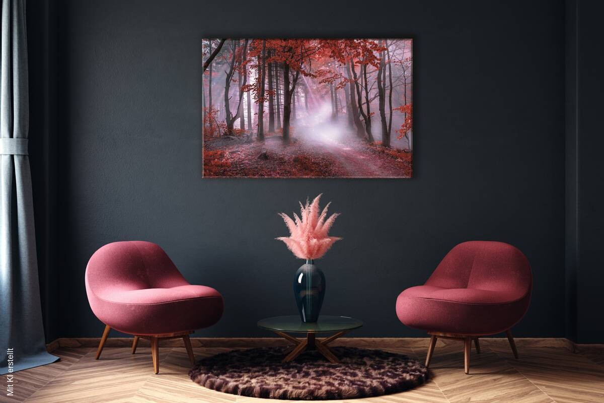 Bönninghoff Keilrahmenbild Wald B/L: ca. 118x78 cm