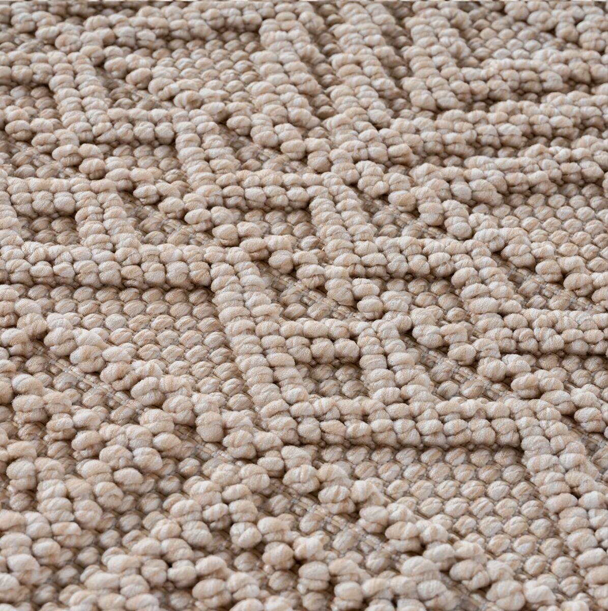 Ayyildiz Kurzflorteppich HELIX beige B/H/L: ca. 120x0,7x170 cm