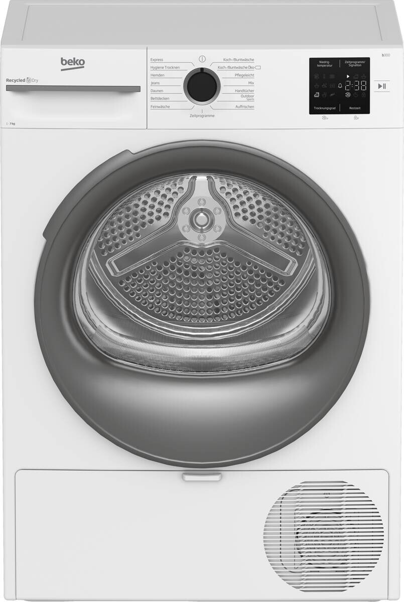 Beko Wärmepumpentrockner BM3T37210W1 weiß B/H/T: ca. 59,8x84,6x54,5 cm ca. 7 kg