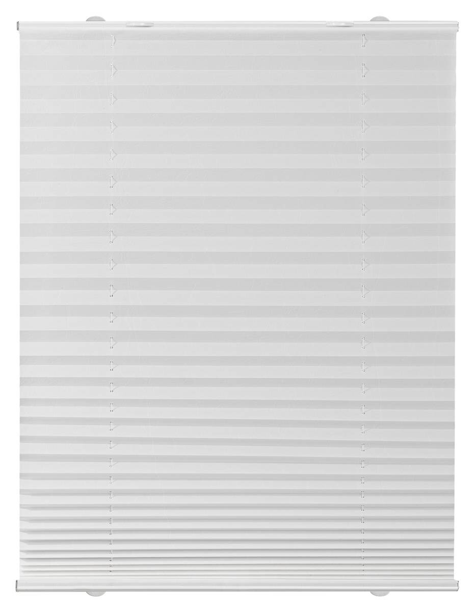 LICHTBLICK Spannplissee weiß B/L: ca. 70x130 cm