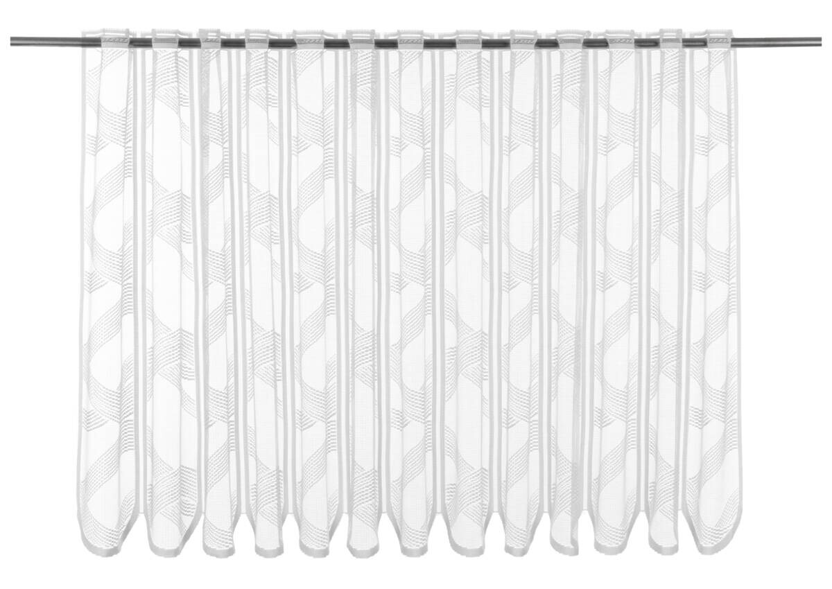 POCOline Scheibengardine Wellheim weiß B/L: ca. 200x60 cm