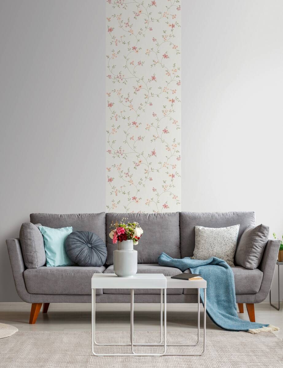 A.S.Creation Tapete grün bunt creme B/H/D: ca. 52x250x7,5 cm