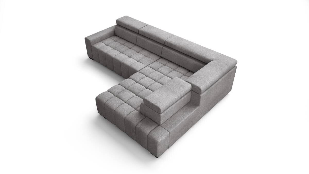 Ecksofa mit Bettfunktion braun Flachgewebe B/T: ca. 300x210 cm