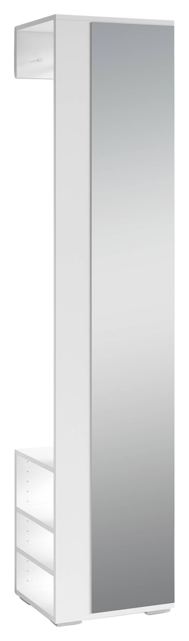 Hochschrank BEN weiß B/H/T: ca. 40x184x35 cm