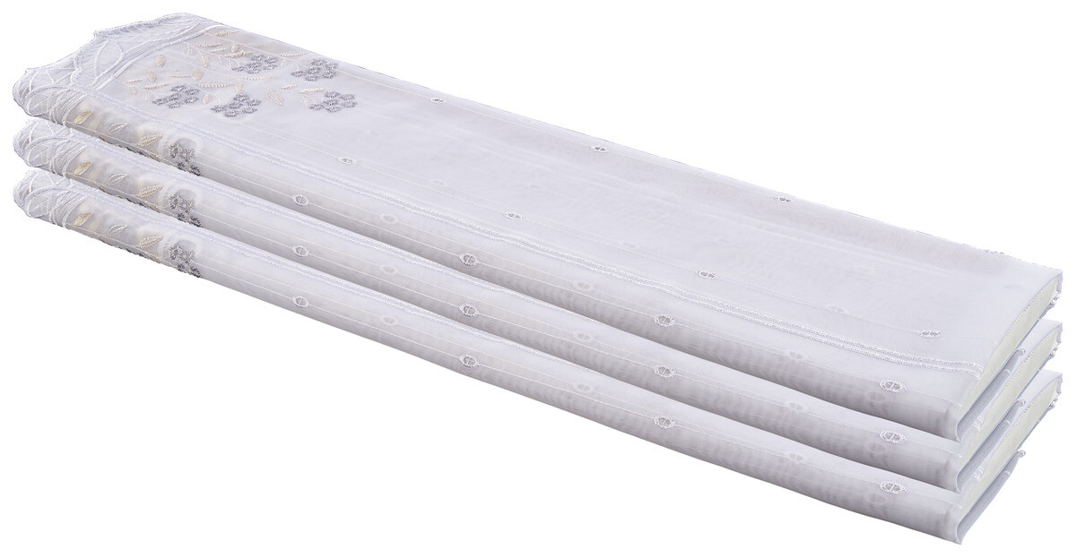 Clipstore-Meterware Nadja beige H: ca. 140 cm