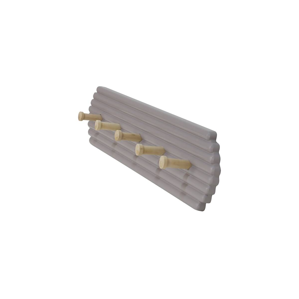 Garderobenleiste Dani grau MDF B/H/T: ca. 50x10x4,5 cm