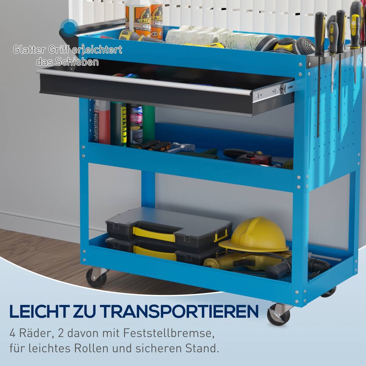 Werkstatt-Rollwagen B/H/T: ca. 82x76x35 cm