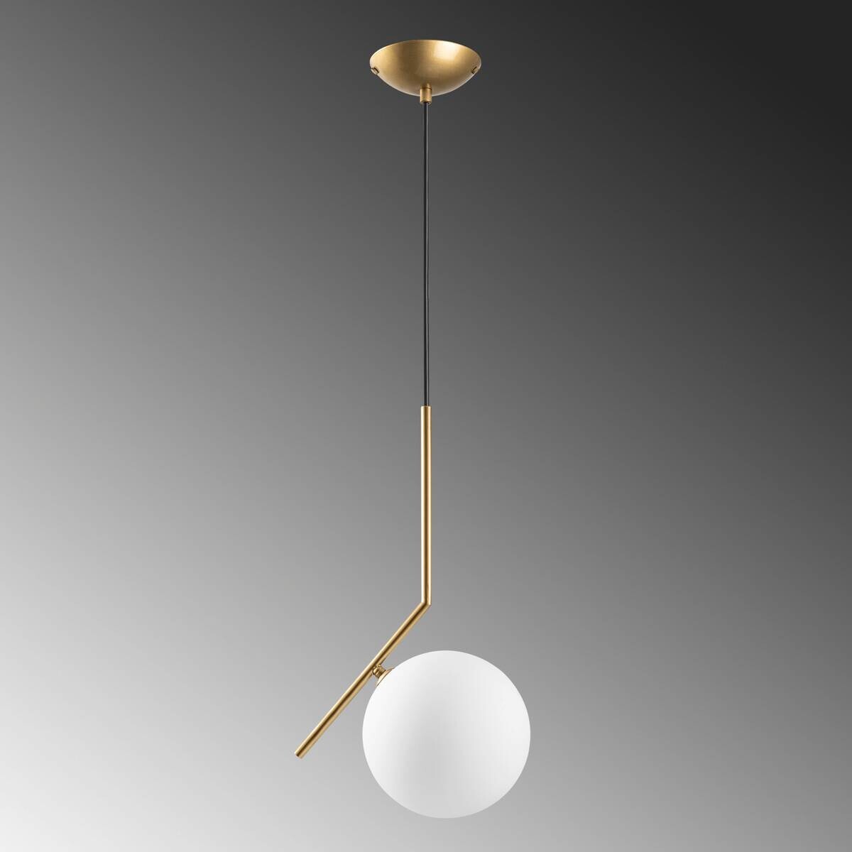 Pendelleuchte gold Metall B/H/L/D: ca. 25x115x25x25 cm G9 1 Brennstellen