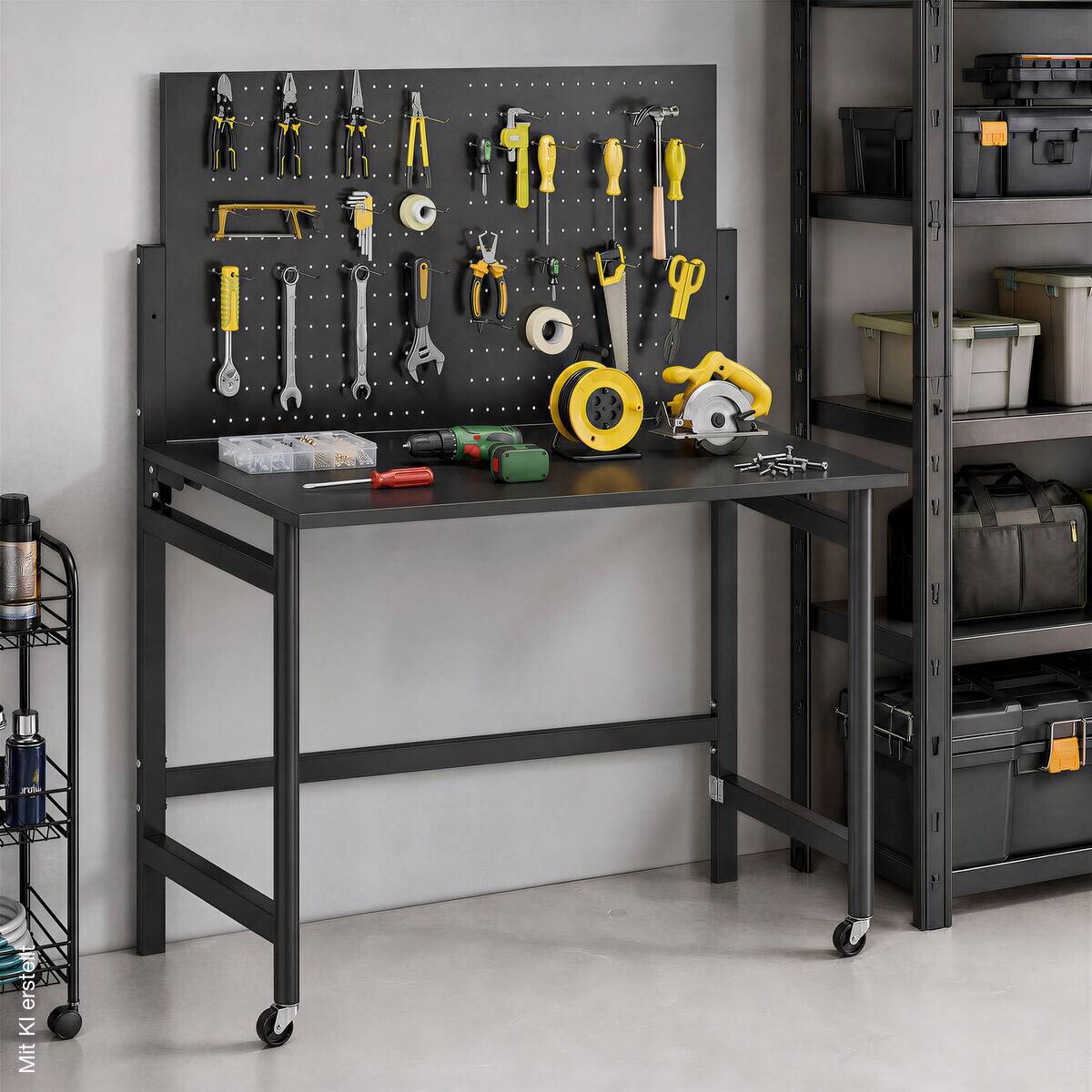 Werkbank B/H/T: ca. 115x143,5x62 cm