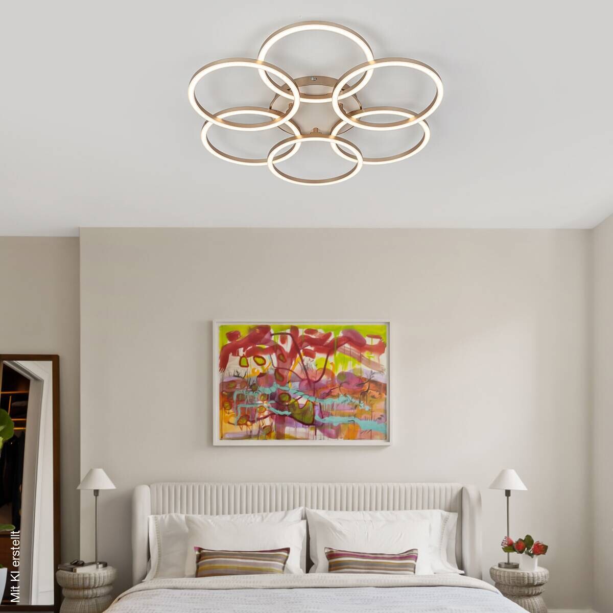 Nolo LED-Deckenleuchte schwarz Cappuccino Kunststoff
