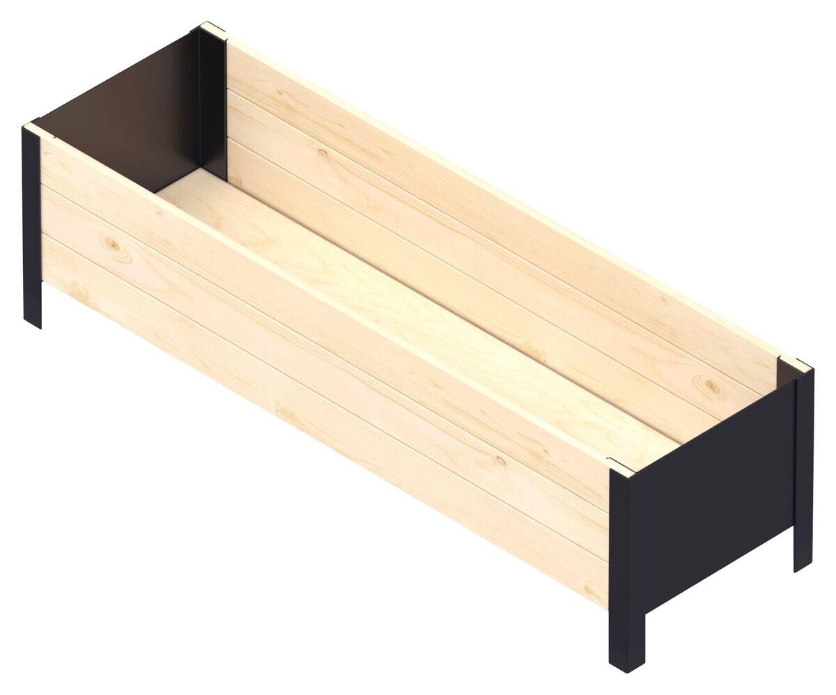 UPYARD Hochbeet MODERN natur Holz B/H/L: ca. 36x32x118 cm