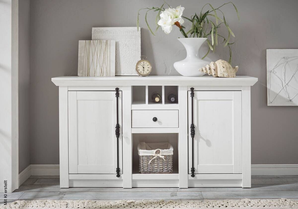 Sideboard Westerland weiß B/H/T: ca. 152x83x45 cm