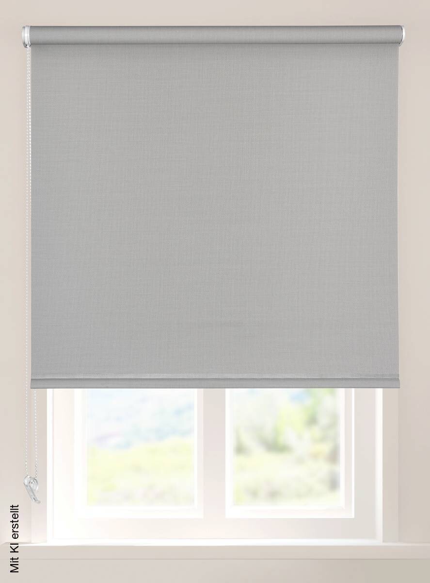 Rollo Stella grau B/L: ca. 90x210 cm