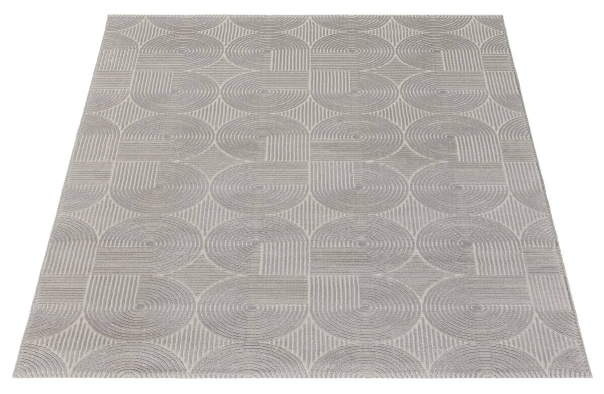 Webteppich Como grau B/L: ca. 120x170 cm