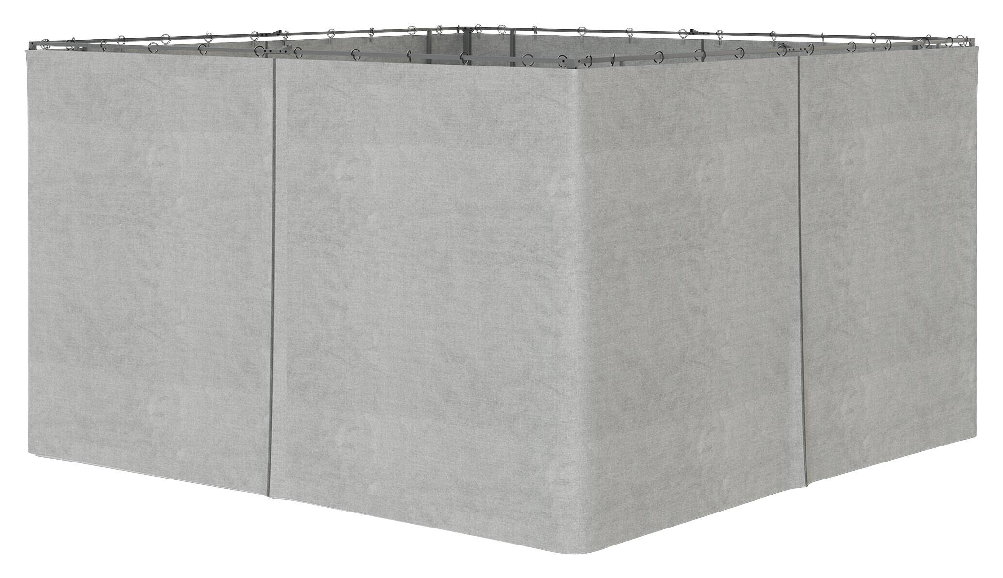 Outsunny Pavillon-Zubehör hellgrau Polypropylen H/L: ca. 352x205 cm