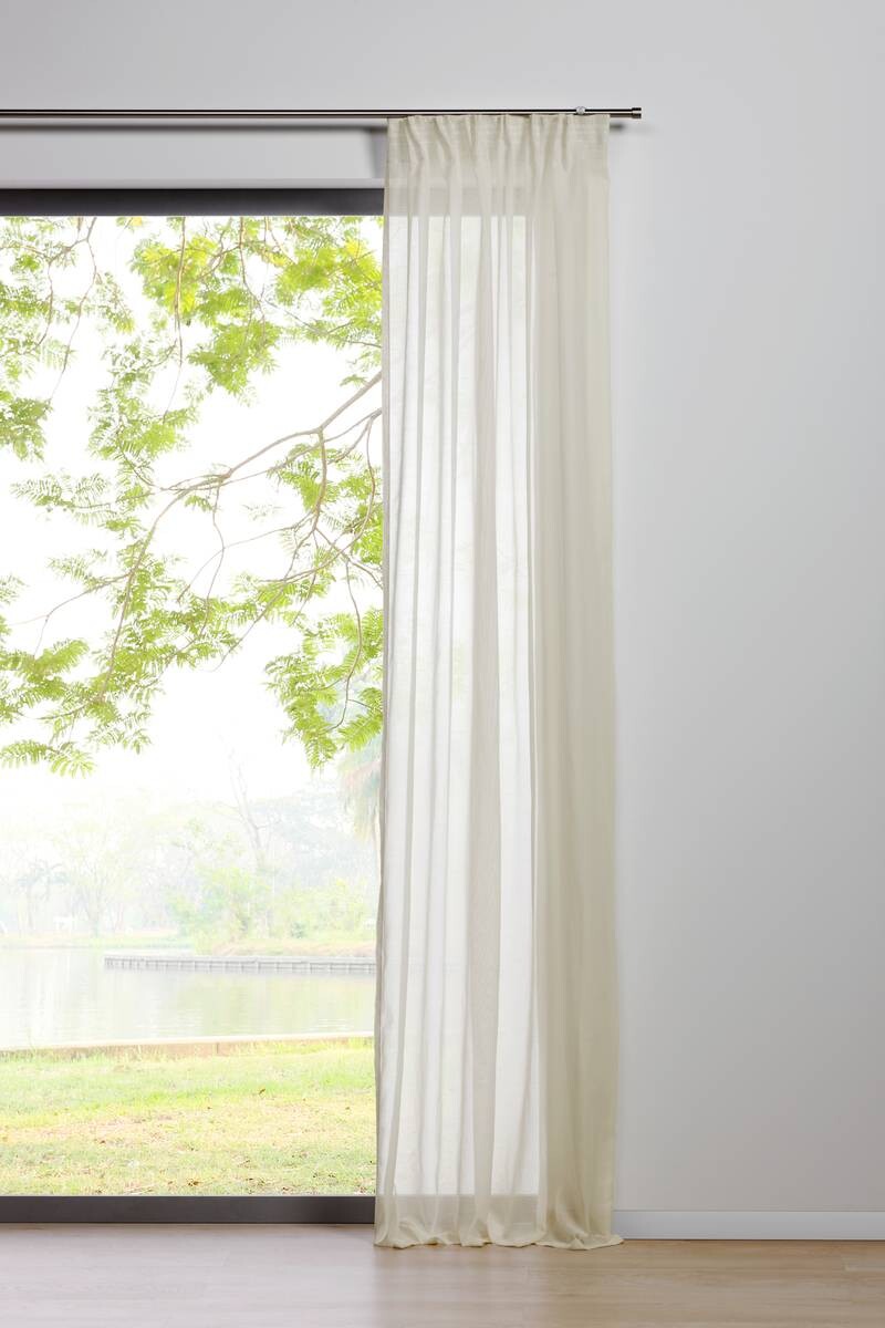 Kombivorhang PURE ecru B/L: ca. 135x245 cm