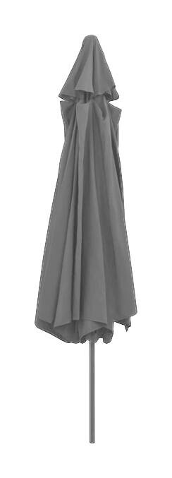 vidaXL Sonnenschirm anthrazit Metall B/H/L: ca. 390x247x390 cm