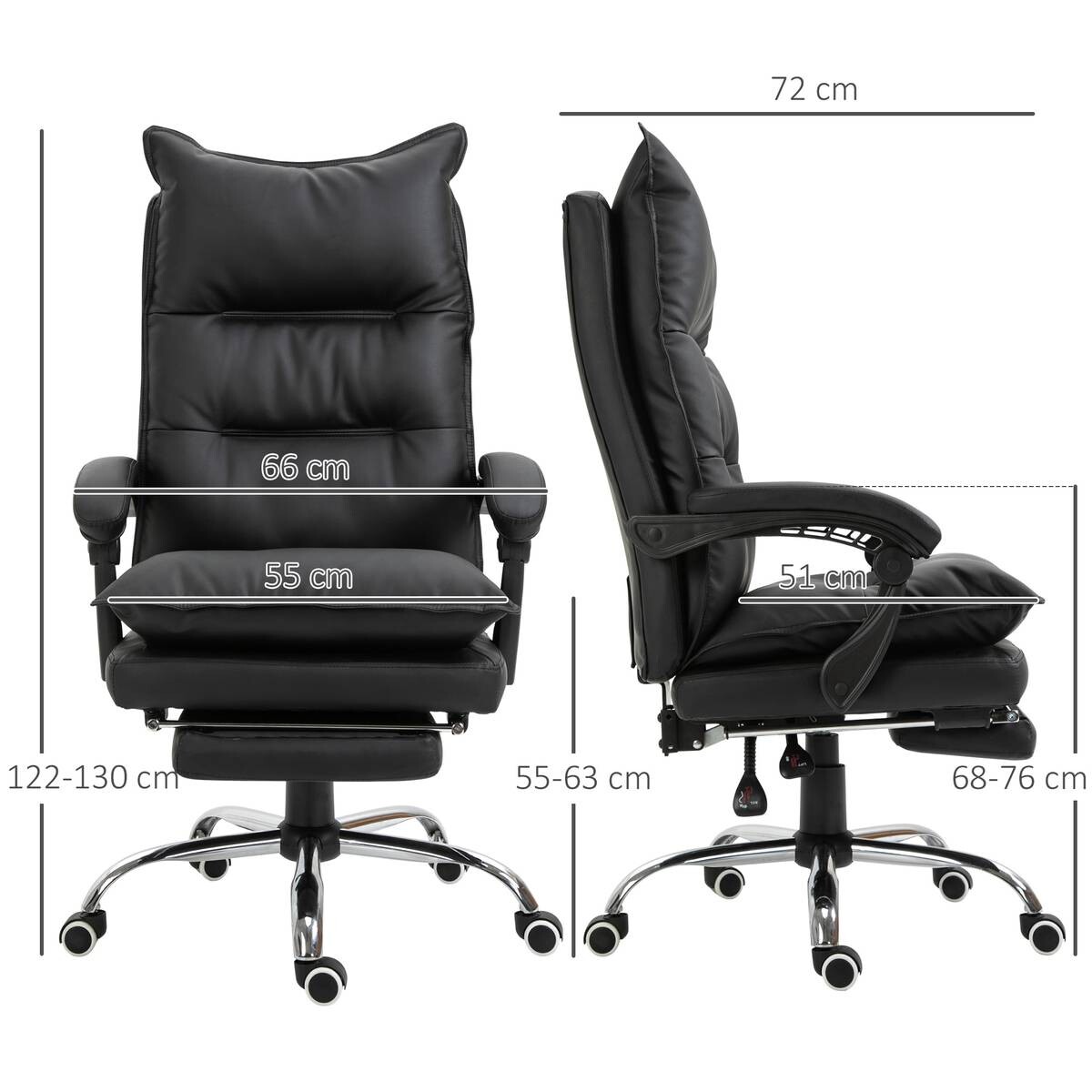 Drehstuhl 921-335BK schwarz
