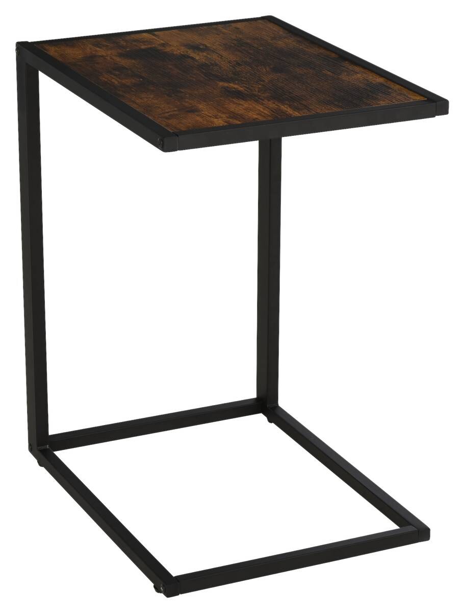 Beistelltisch 833-194BN braun schwarz B/H/T: ca. 40,6x64,2x50,8 cm