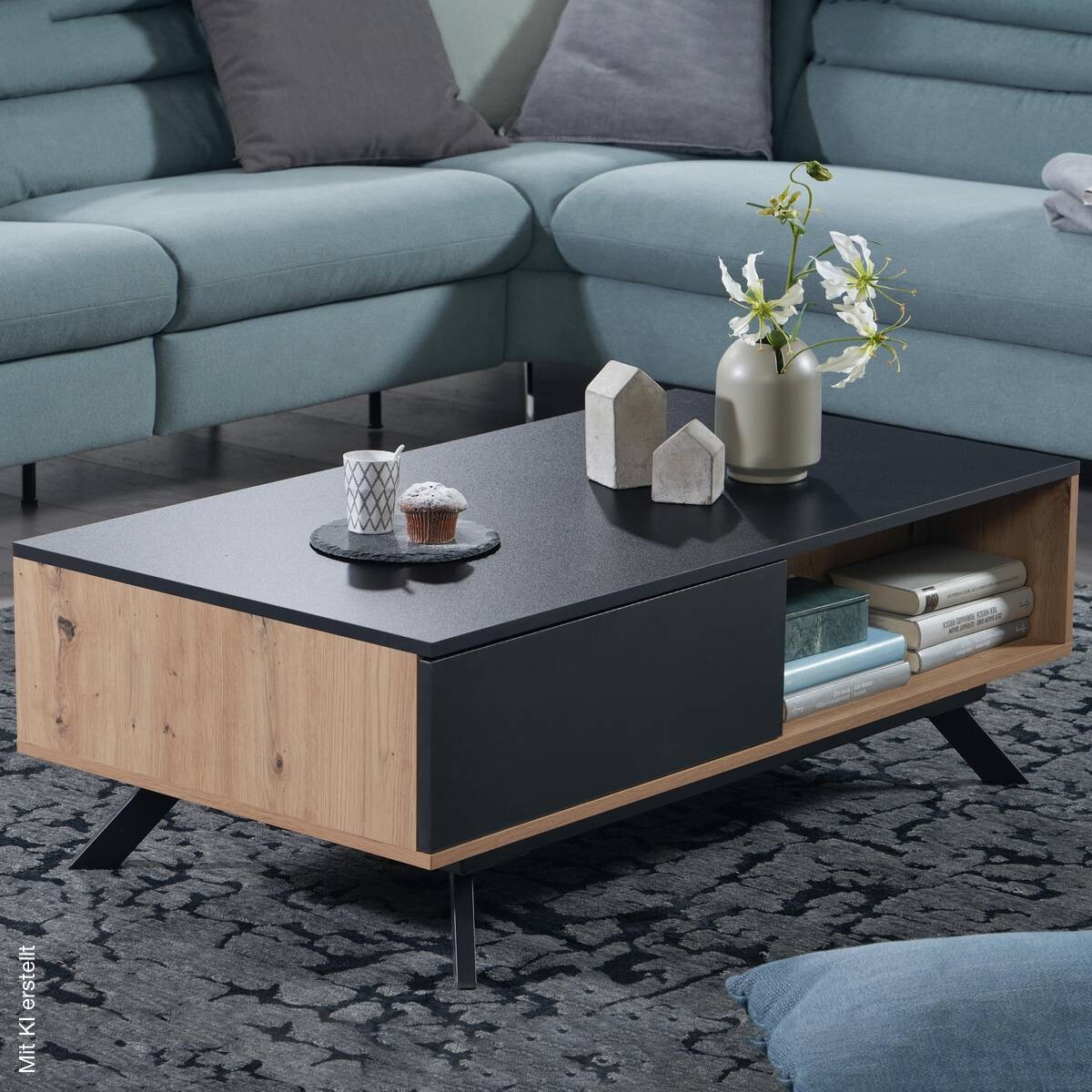 Couchtisch B/H/T: ca. 110x38x60 cm