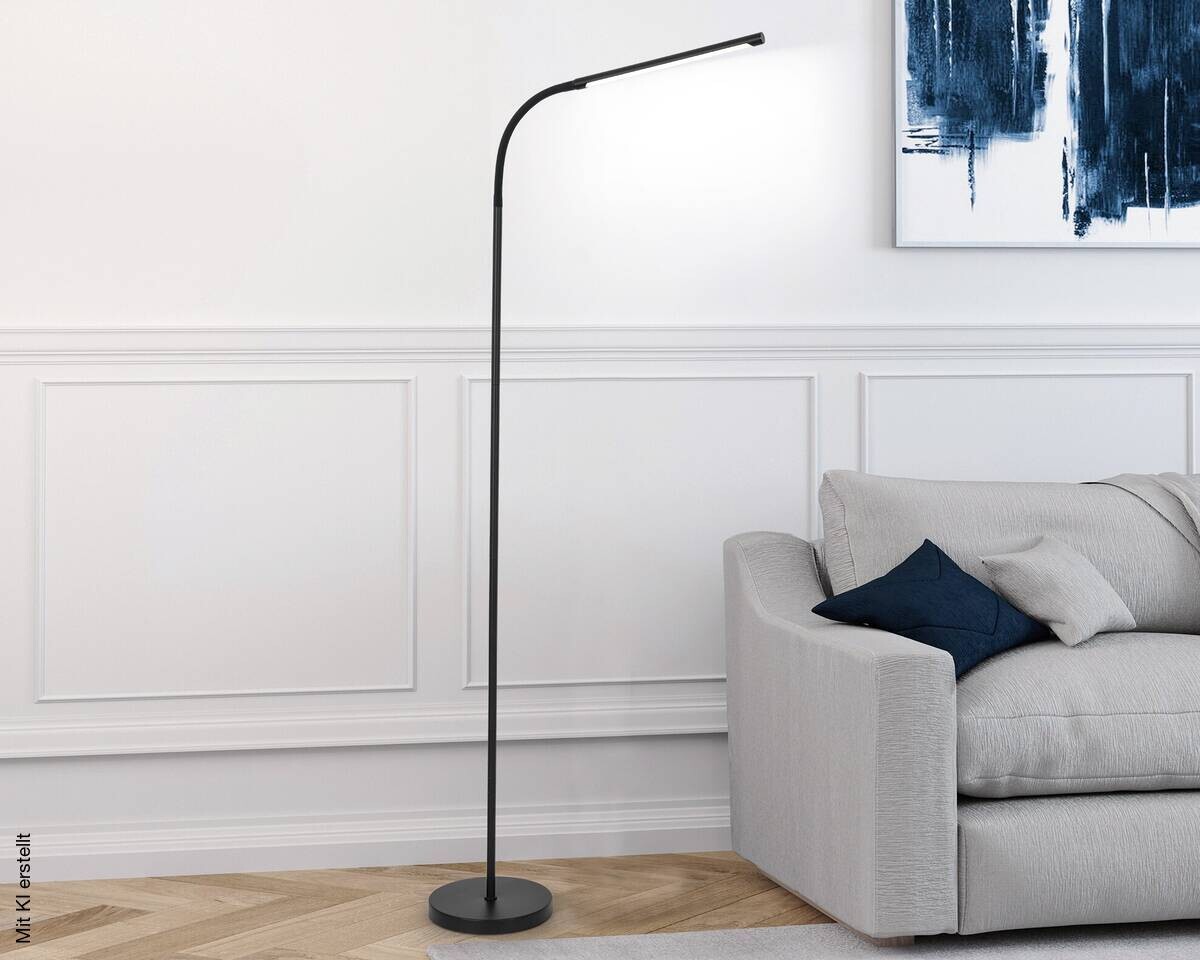 Nolo Stehlampe Greta schwarz B/H/L: ca. 22x22x155 cm null 1 Brennstellen