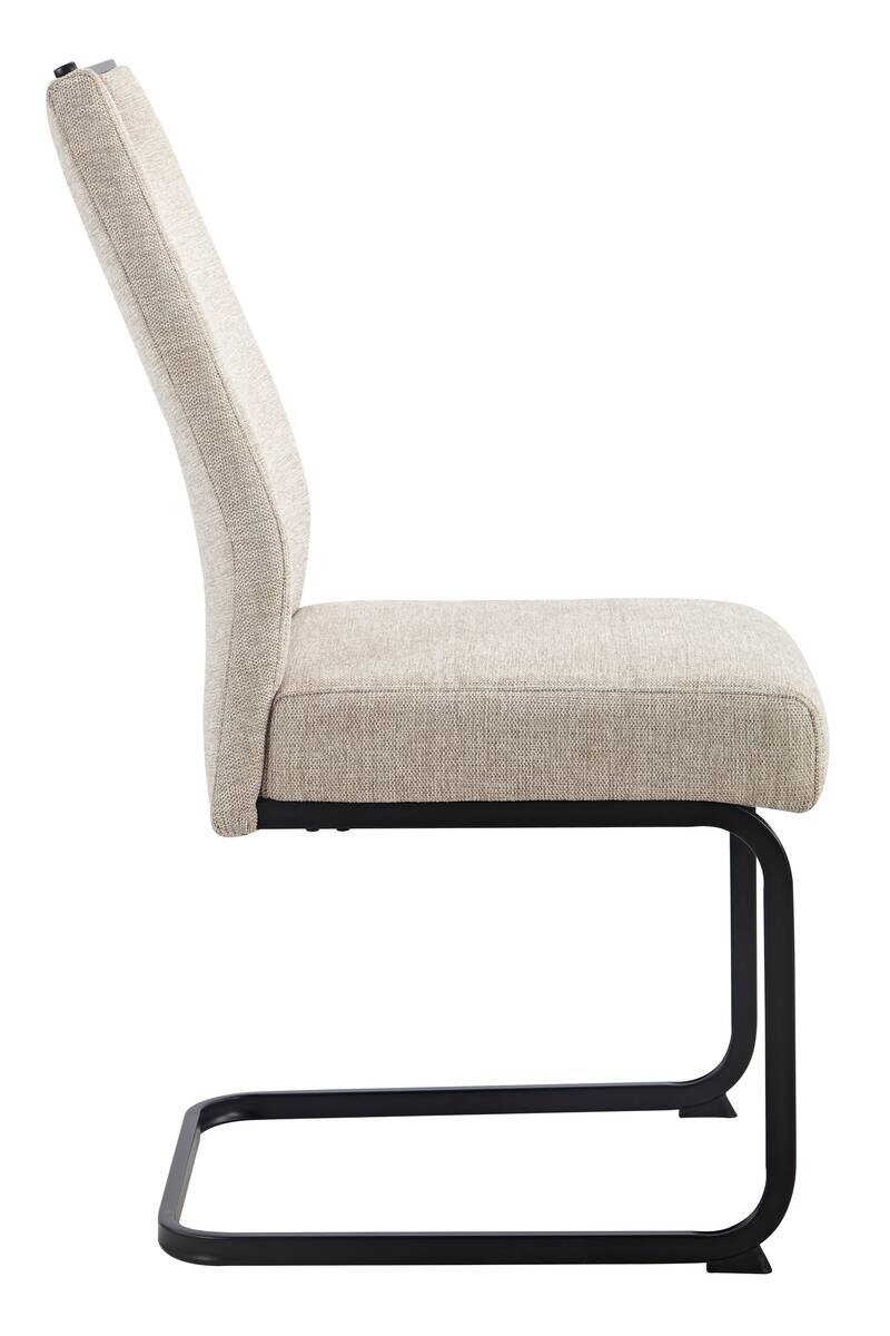 Schwingstuhl Kerstin II beige Webstoff B/H/T: ca. 47x100x65 cm