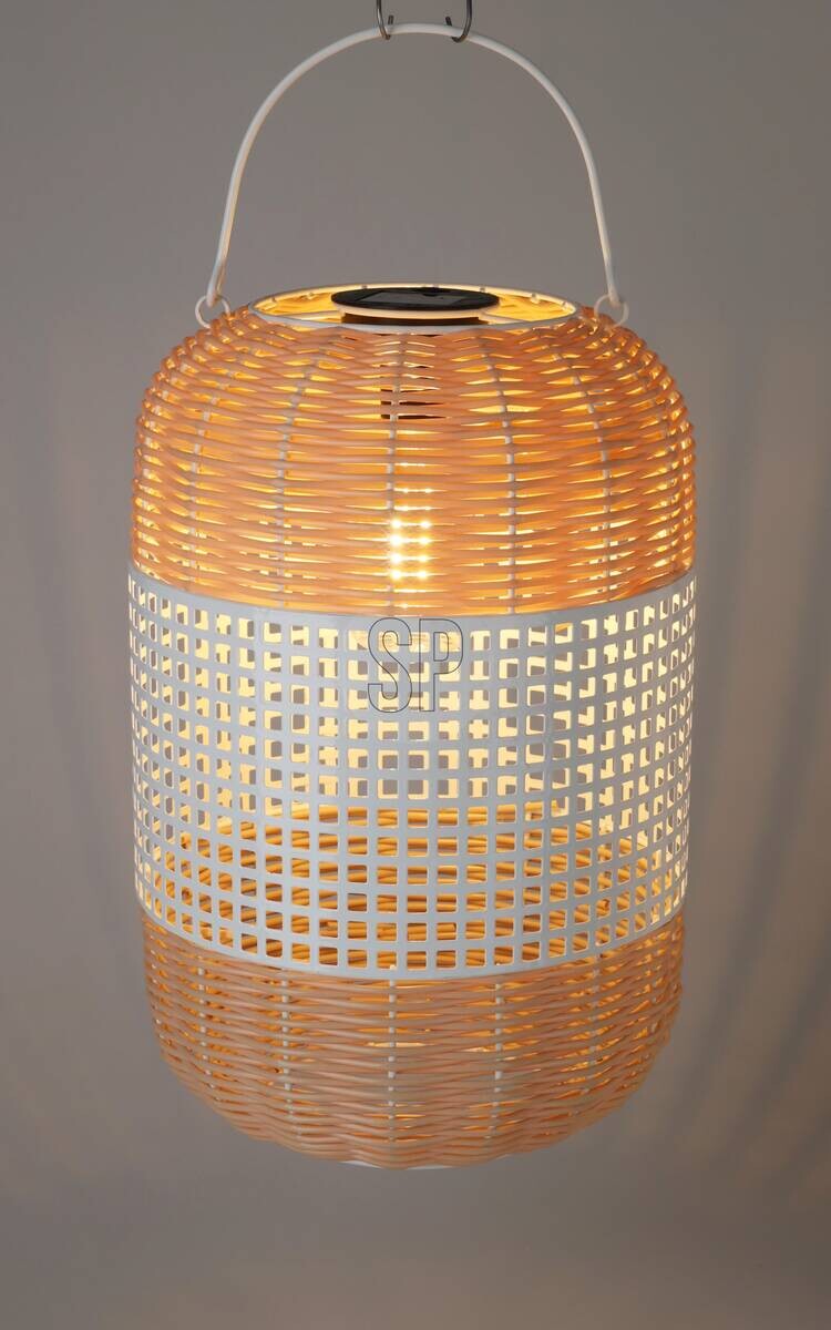 Solarlaterne schwarz Metall B/H/L: ca. 24x24x38 cm