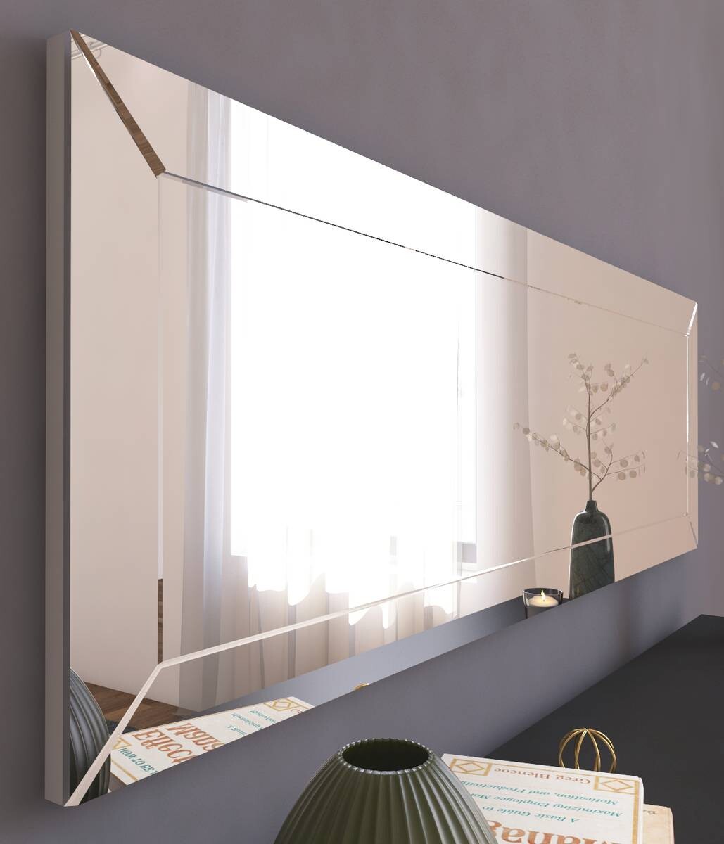 moebel17 Wandspiegel Nadya transparent Glas B/H/T: ca. 120x40x3,5 cm
