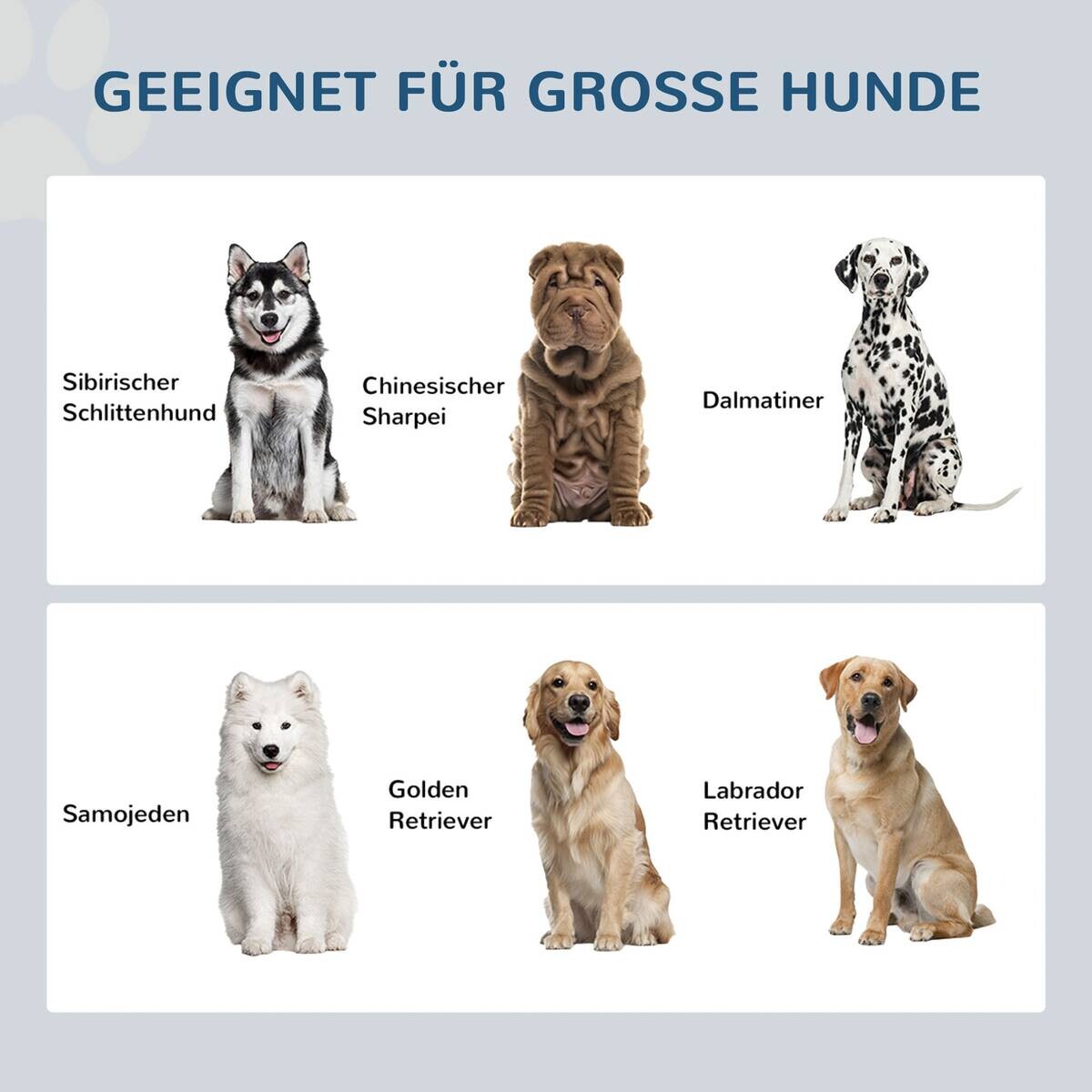 PawHut Hundenapf kaffee MDF B/H/L: ca. 30x34x60 cm