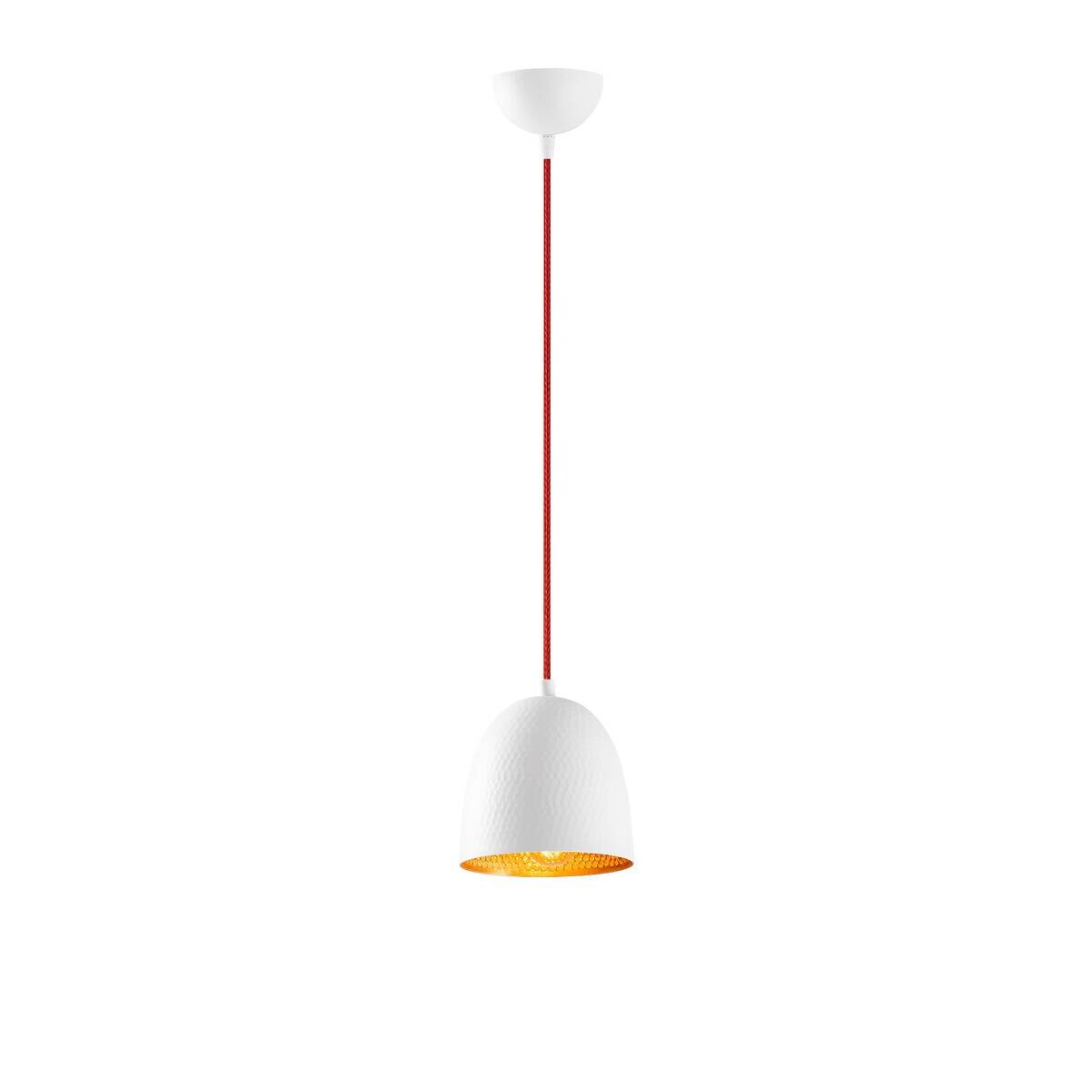 Opviq Pendelleuchte weiß rot B/H/T: ca. 16x113x16 cm E27 1 Brennstellen
