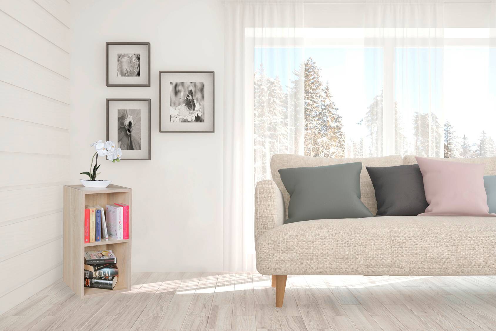 Standregal Eiche Sonoma Nachbildung B/H/T: ca. 30x60x30 cm