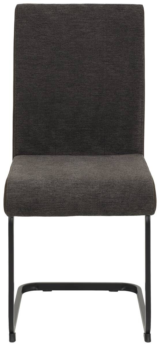 Stuhl 2er Set LINN braun Webstoff B/H/T: ca. 43x92x52 cm