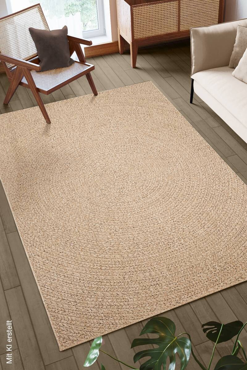 Merinos Teppich Kenzy natur B/L: ca. 60x90 cm