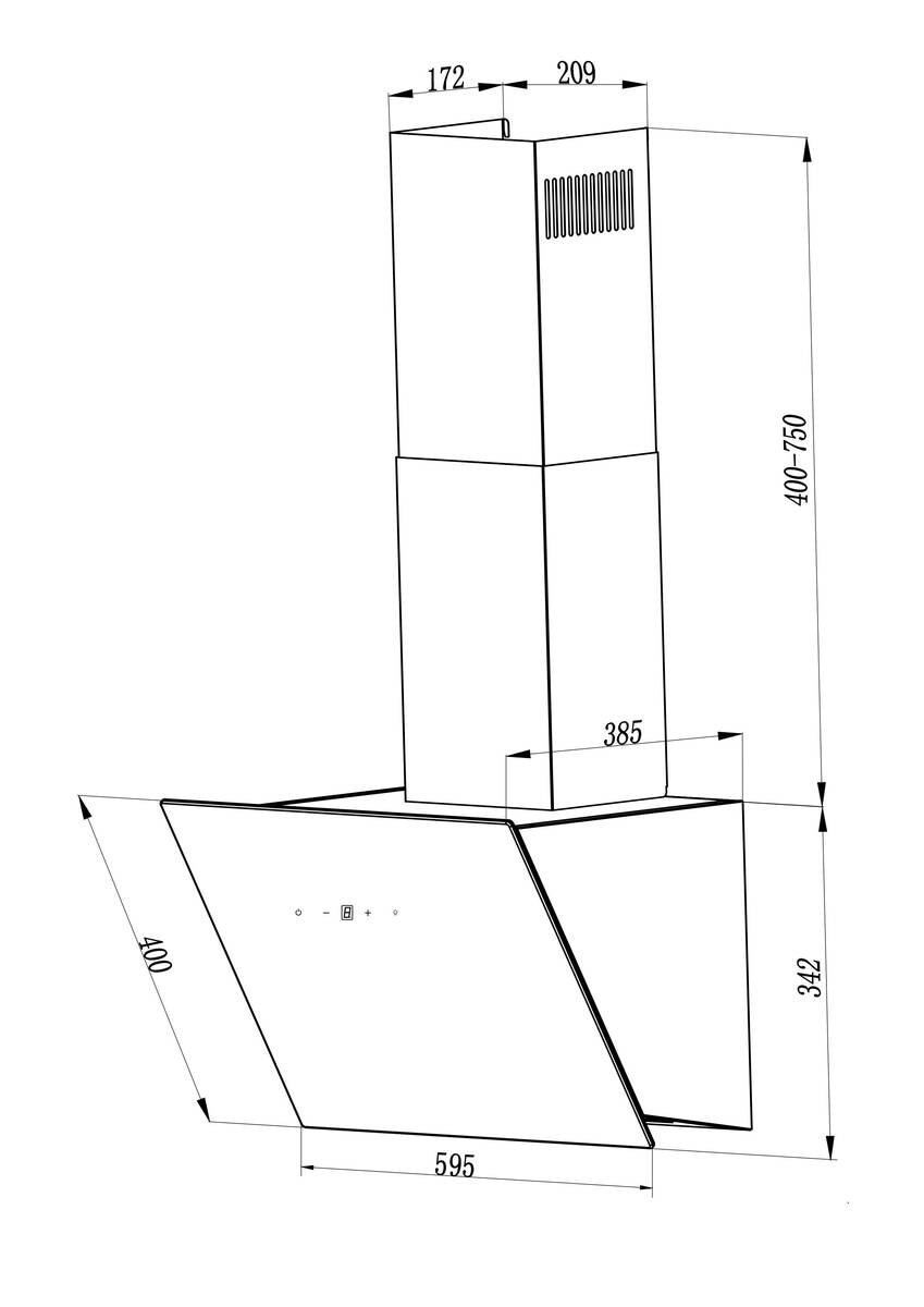 Respekta Küchenblock Marleen grau matt B/H/T: ca. 220x211x60 cm