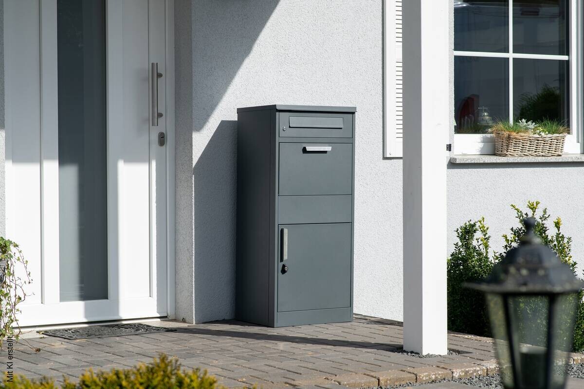 Westmann Paketbox Pedro anthrazit B/H/L: ca. 50x112x37 cm