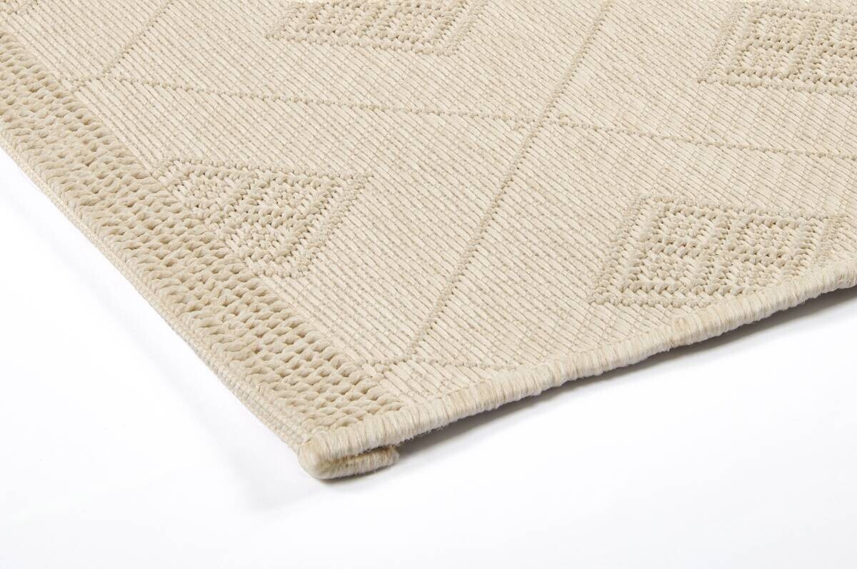 Flachwebteppich Jersey Home creme B/L: ca. 190x290 cm