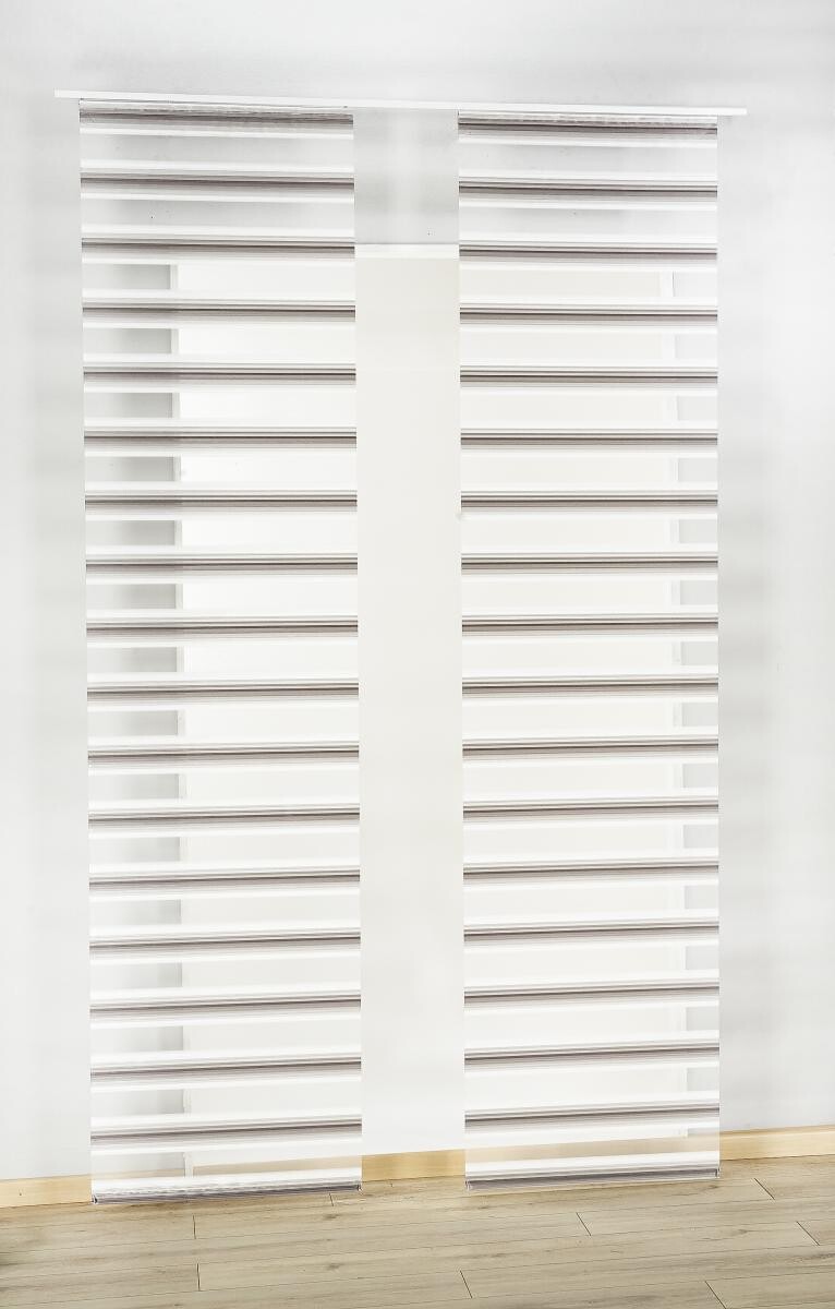 POCOline Schiebevorhang Timba grau B/L: ca. 60x245 cm