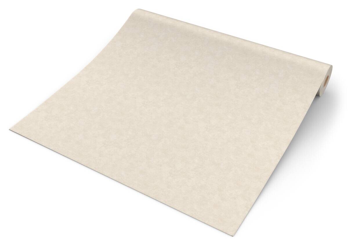 Vliestapete Uni creme B/L: ca. 53x1005 cm