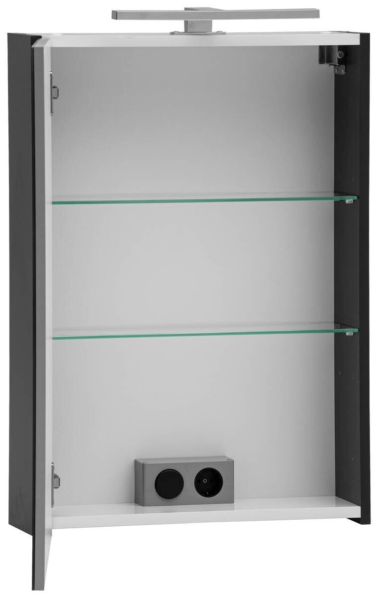 Spiegelschrank Lanos anthrazit B/H/T: ca. 50x75x16 cm