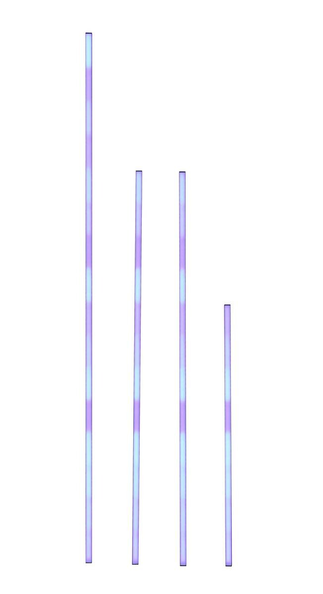 Nolo LED-Akustikpaneelbeleuchtung Line H: ca. 100 cm