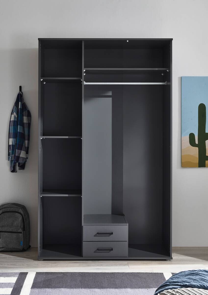 Kleiderschrank Laurie Eiche B/H/T: ca. 120x196x54 cm