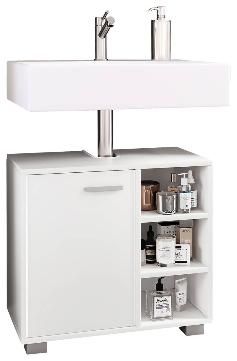 Waschbeckenunterschrank Zalo weiß B/H/T: ca. 60x55x30 cm