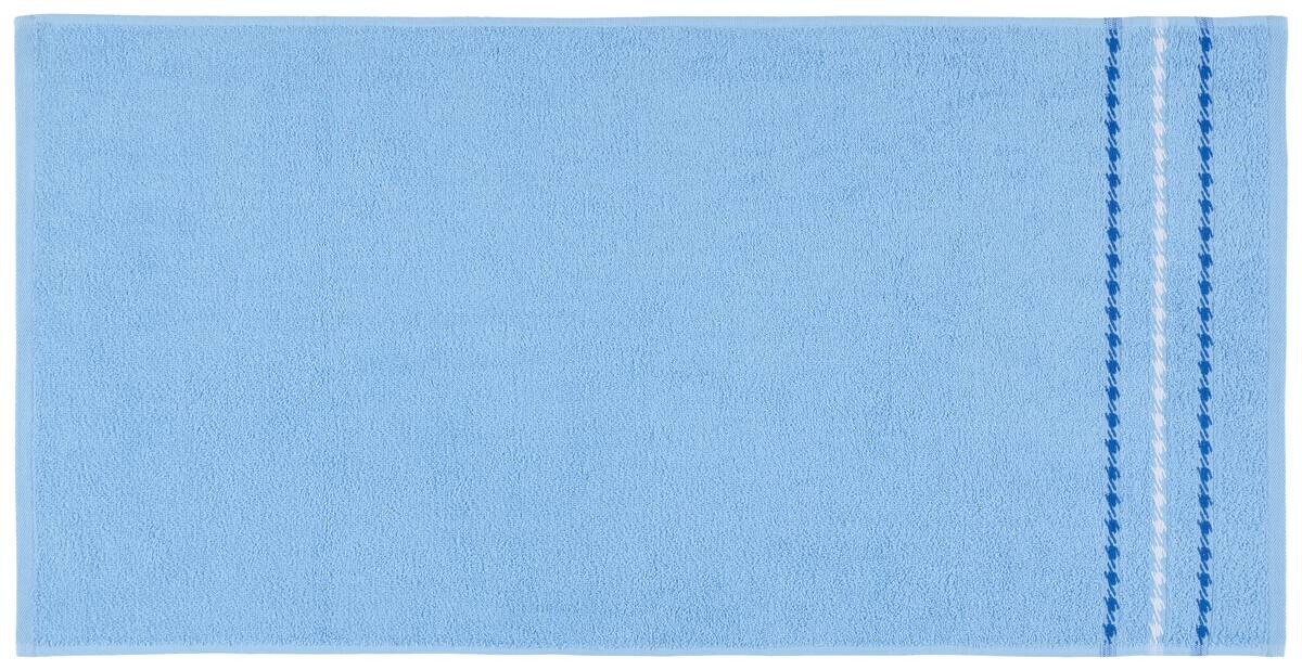POCOline Handtuch ANNA hellblau Baumwolle B/L: ca. 50x100 cm