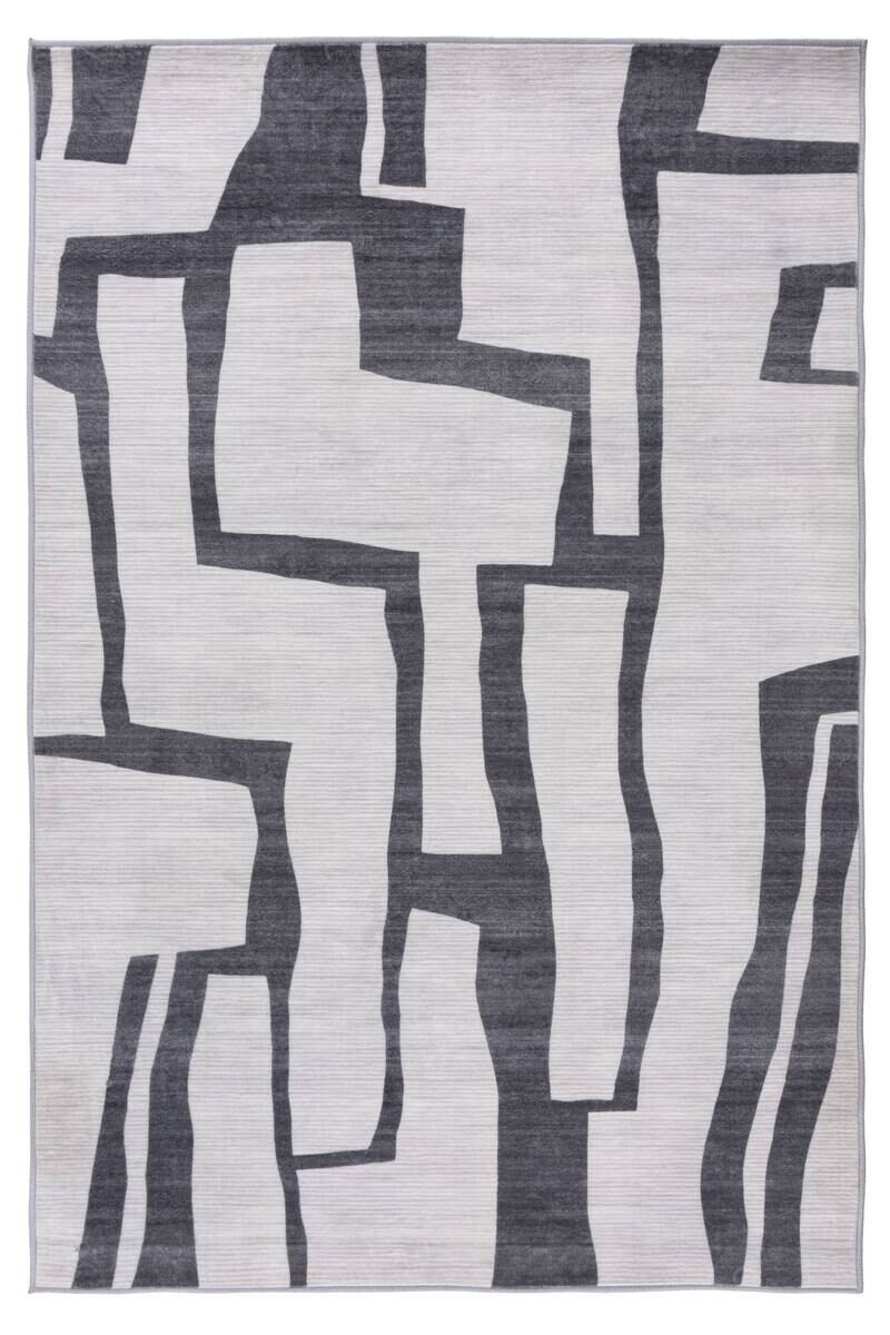 Kayoom Teppich Bluster 325 silber B/L: ca. 80x150 cm
