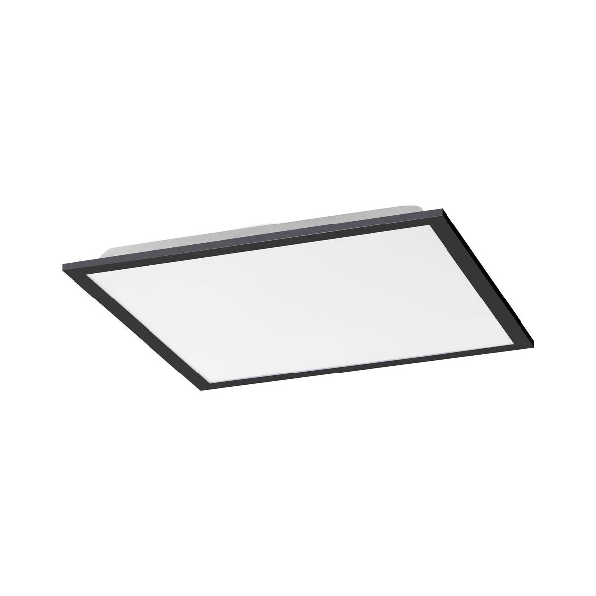Just Light LED-Deckenpanel FLAT 14755-18 schwarz weiß Kunststoff Metall B/H/T: ca. 44,5x7x44,5 cm 1 Brennstellen
