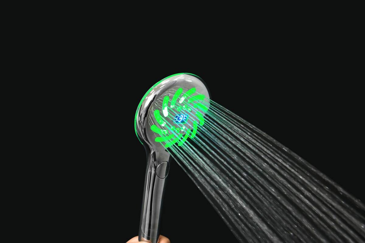 DUSCHWELL Handbrause Chrom B/H/T: ca. 13x28x3,5 cm